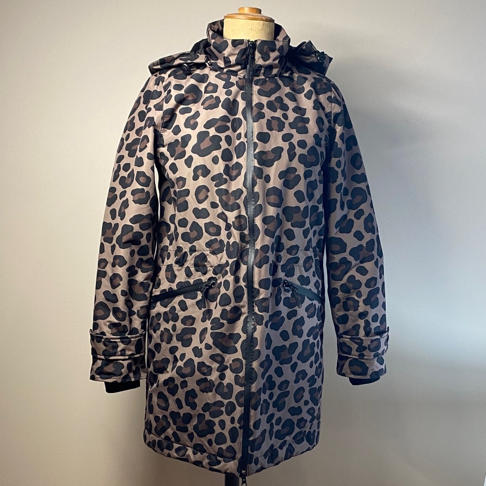 ✨Arctic Expedition Leopard Puffer Coat -XS